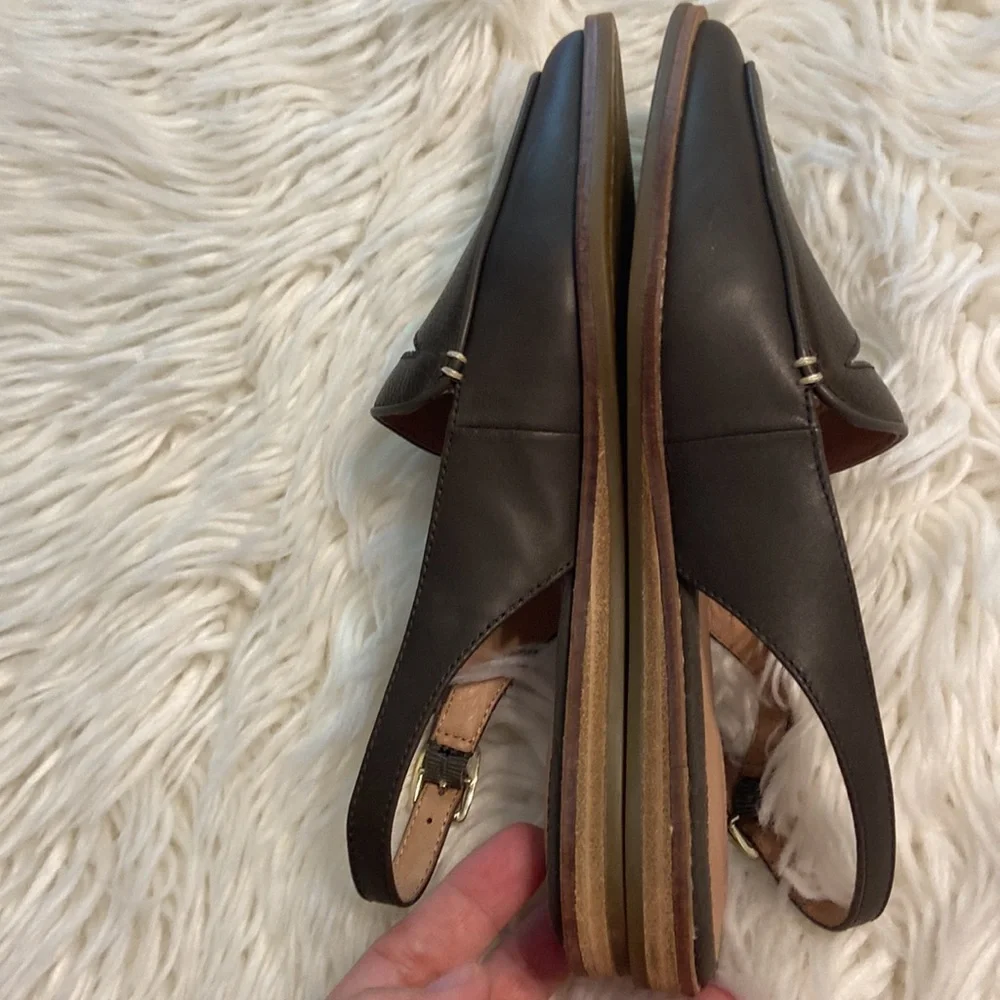 SPERRY Shoes size 7 BNWOT color dark green so beautiful leather upper - Picture 8 of 16